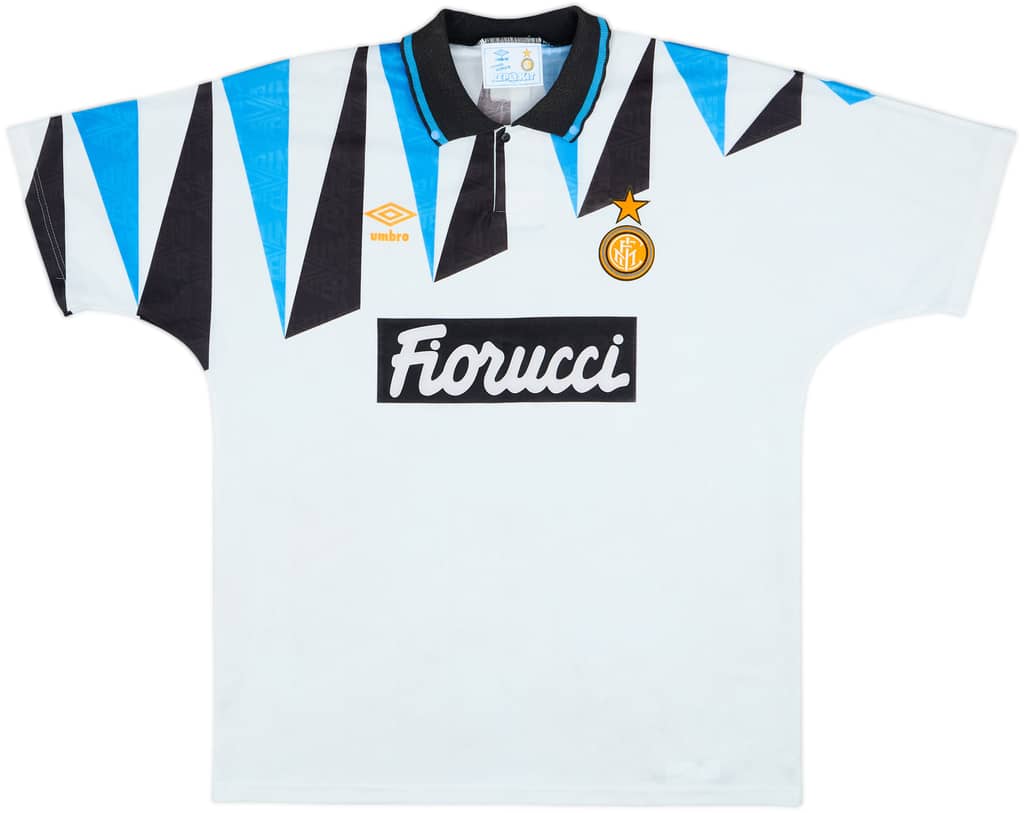 1992-93 Inter Milan Away Shirt - 7/10 - (XL)