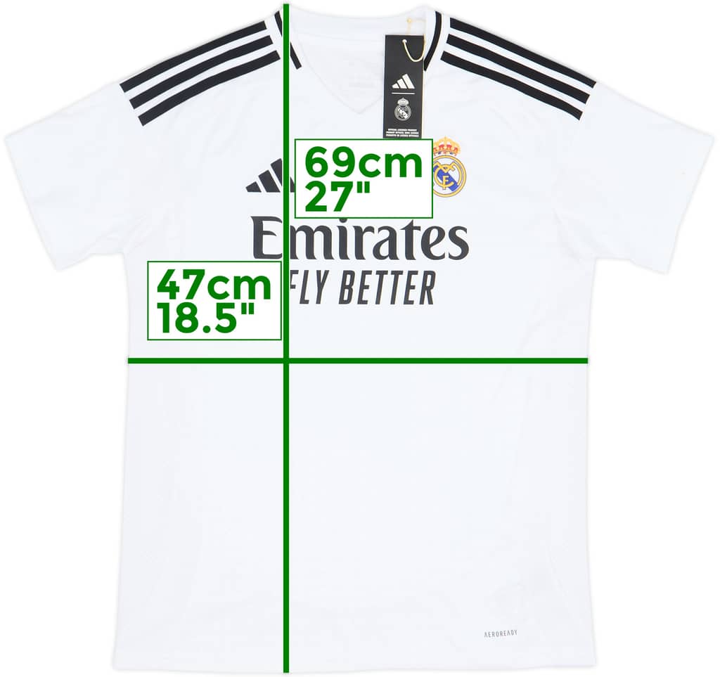 2024-25 Real Madrid Home Shirt (Women's M)