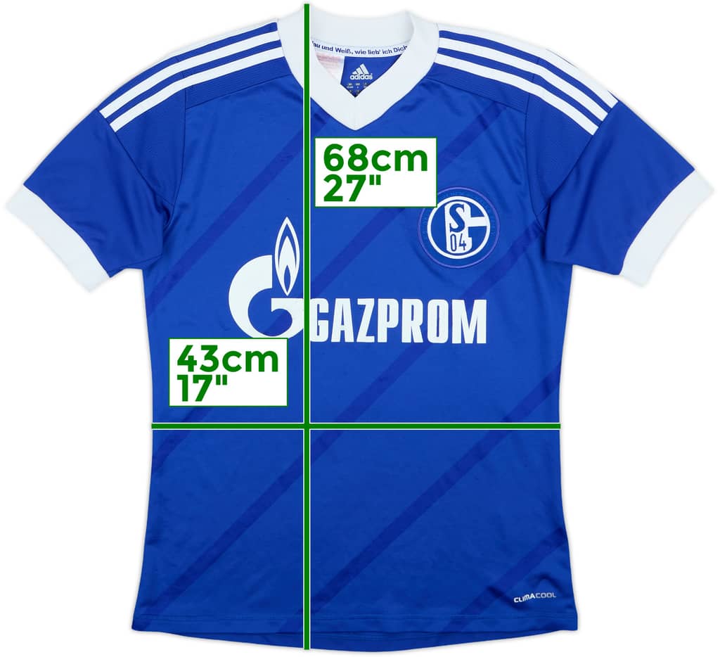 2012-14 Schalke Home Shirt - 6/10 - (L.Boys)