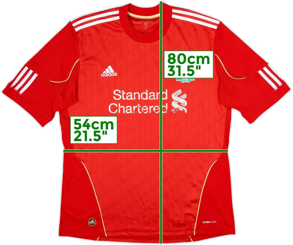 2010-12 Liverpool Home Shirt - 5/10 - (L)
