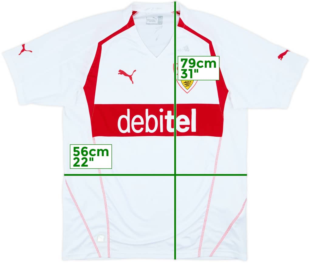 2004-05 Stuttgart Home Shirt - 5/10 - (XL)