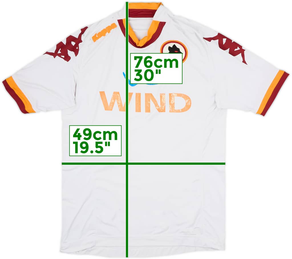 2012-13 Roma Away Shirt - 5/10 - (XL)