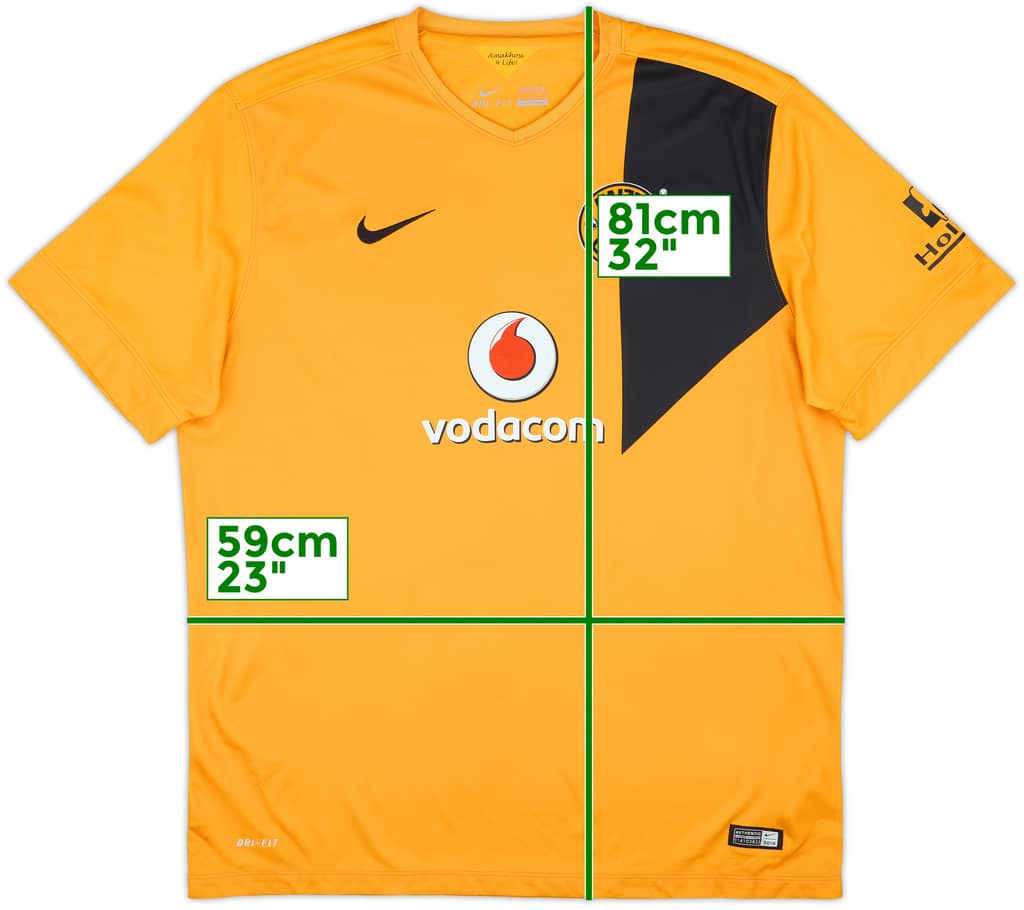 2014-15 Kaizer Chiefs Home Shirt - 8/10 - (XL)