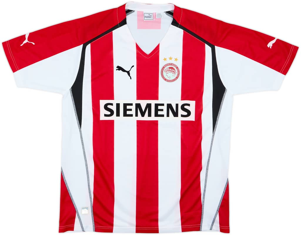 2005-06 Olympiakos Home Shirt - 6/10 - (M)