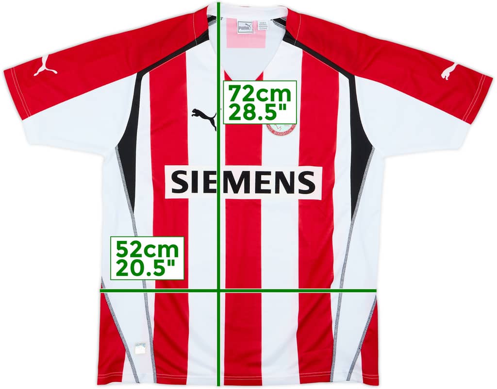 2005-06 Olympiakos Home Shirt - 6/10 - (M)
