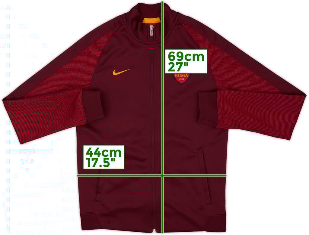 2016-17 Roma Nike Track Jacket - 8/10 - (S)