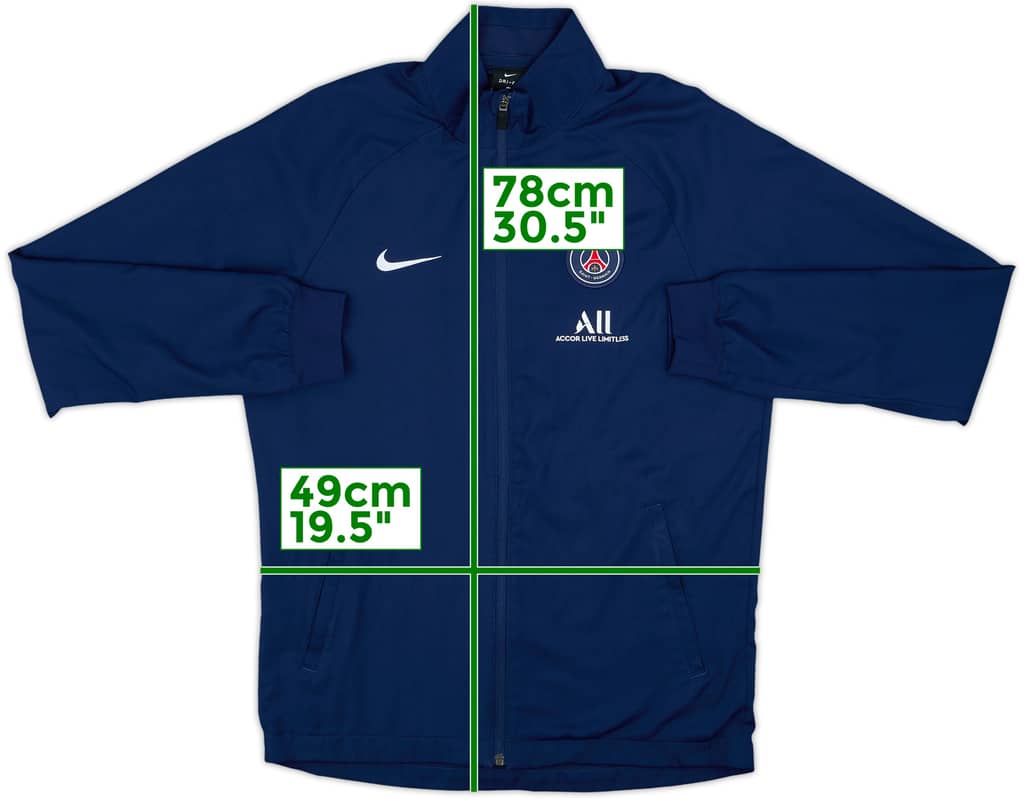 2020-21 Paris Saint-Germain Nike Track Jacket - 8/10 - (M)