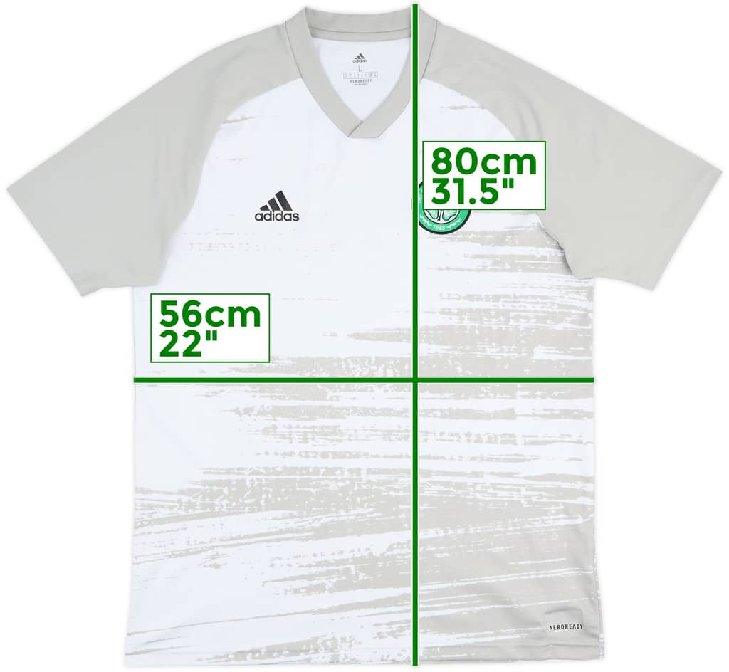 2020-21 Celtic adidas Training Shirt - 10/10 - (L)