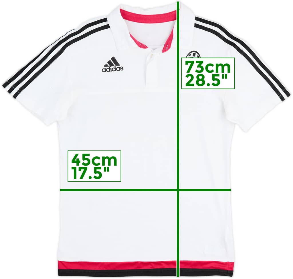 2015-16 Juventus adidas Polo Shirt - 9/10 - (S)