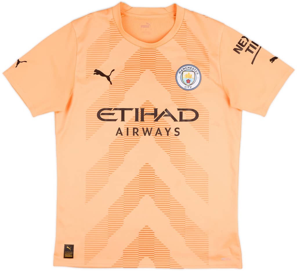 2022-23 Manchester City GK S/S Shirt - 7/10 - (M)