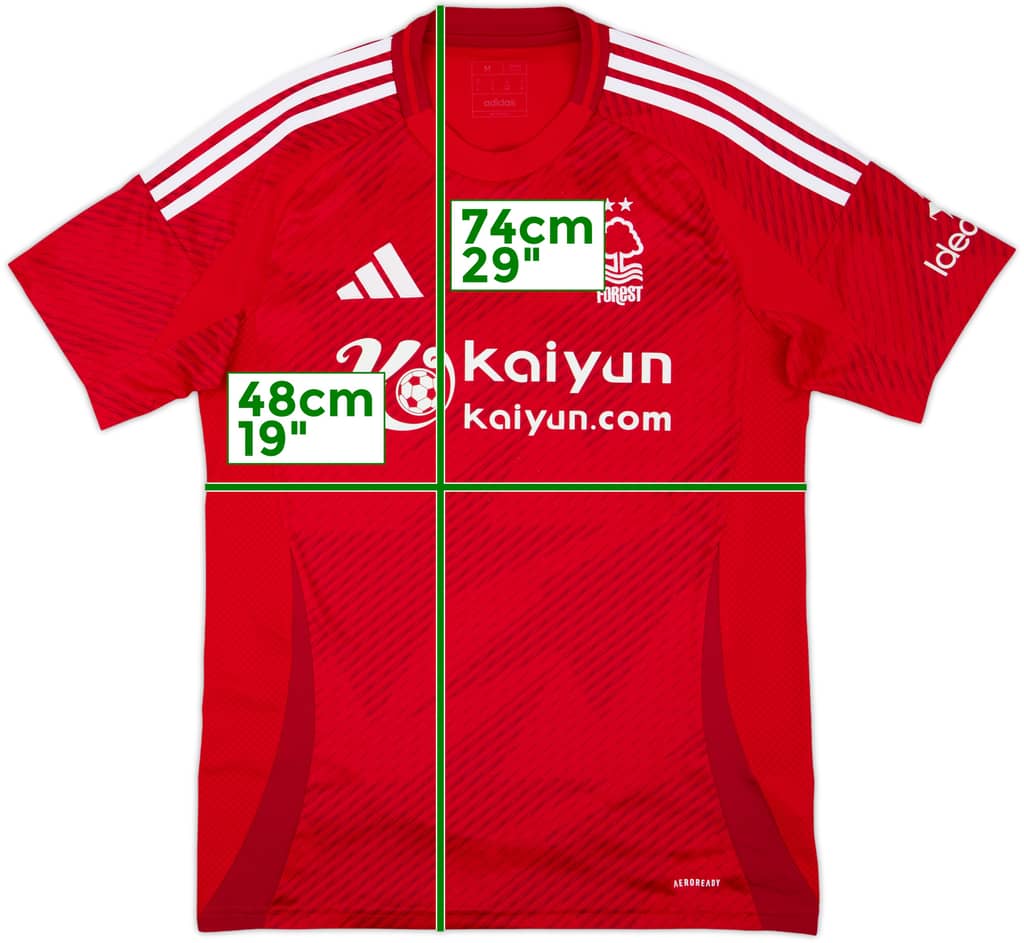 2023-24 Nottingham Forest Home Shirt - 10/10 - (M)