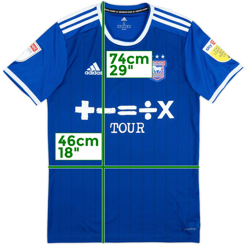 2021-22 Ipswich Home Shirt - 10/10 - (S)