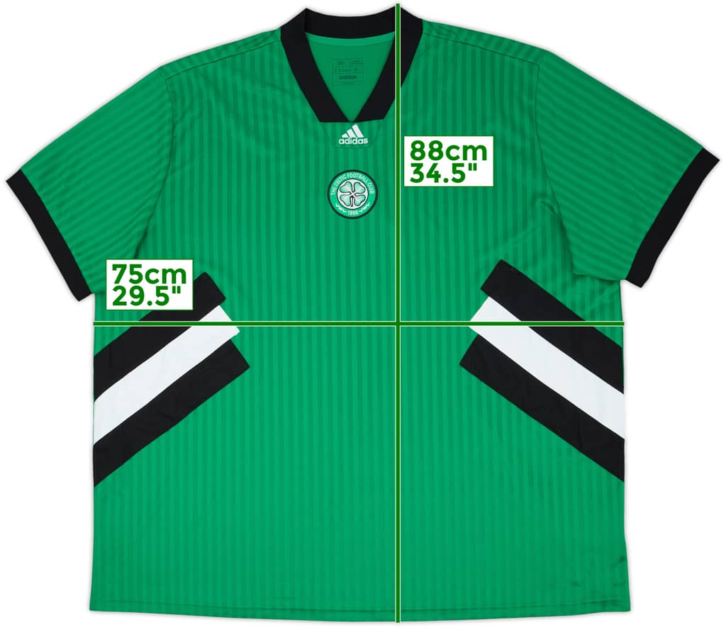 2022-23 Celtic adidas Icons Training Shirt - 10/10 - (3XL)
