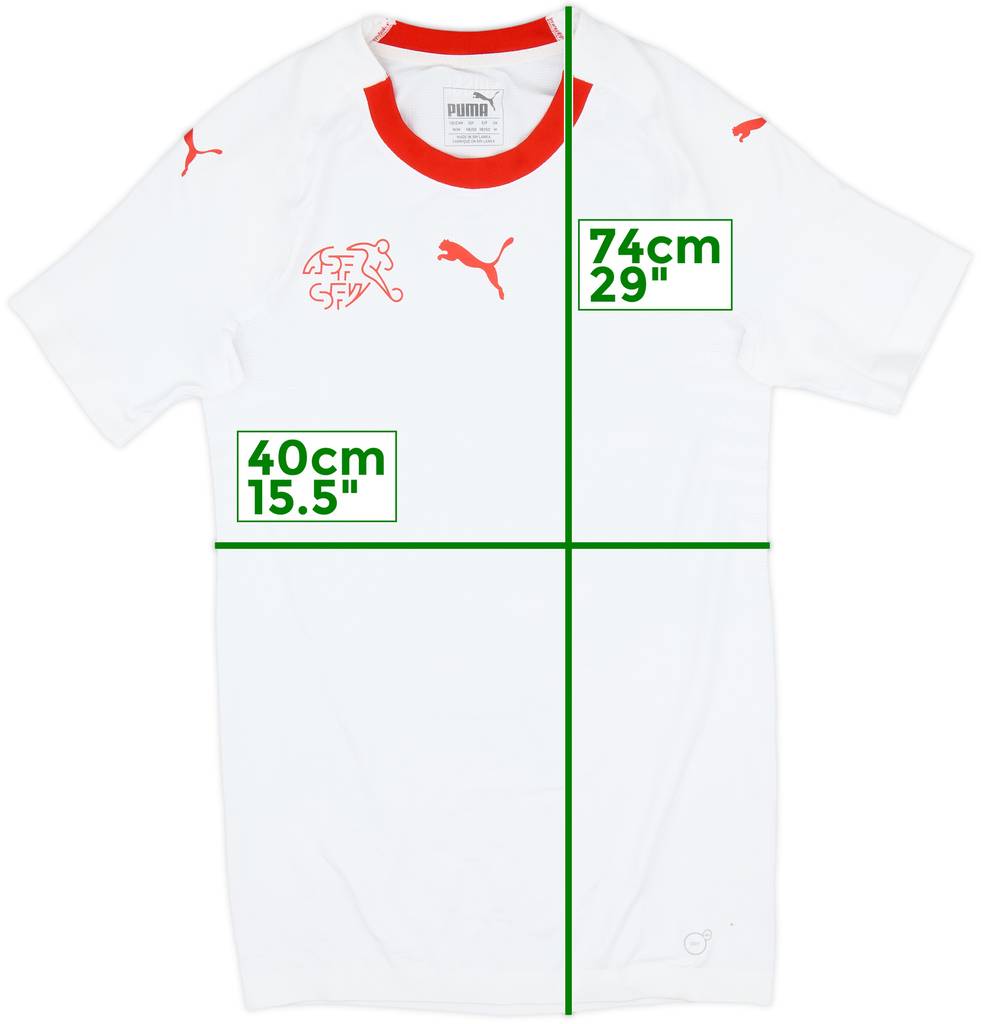 2018-20 Switzerland Authentic Away Shirt - 8/10 - (M)
