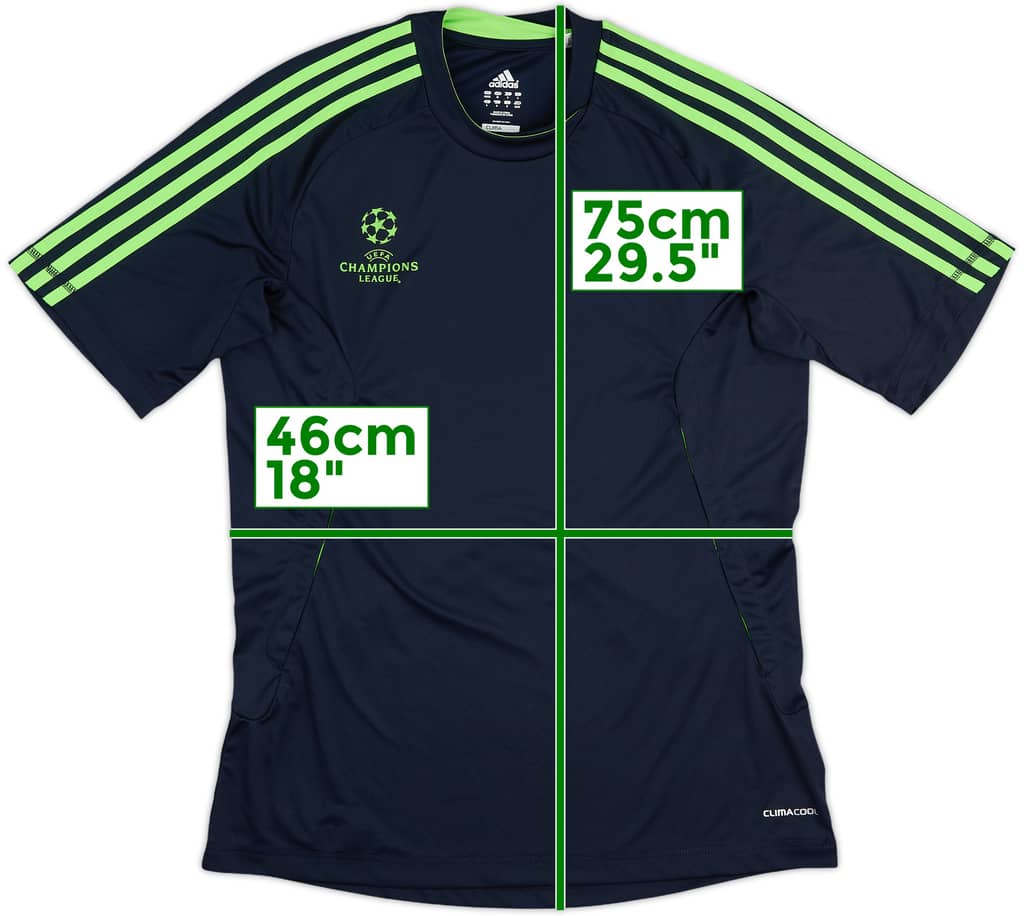 2010-11 Chelsea CL adidas Training Shirt - 10/10 - (M/L)