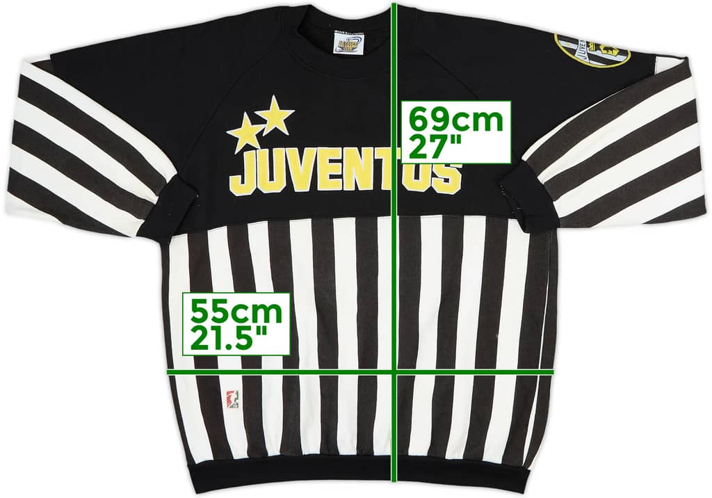 1990-91 Juventus Le Felpe Dei Grande Club Sweat Top - 7/10 - (L)