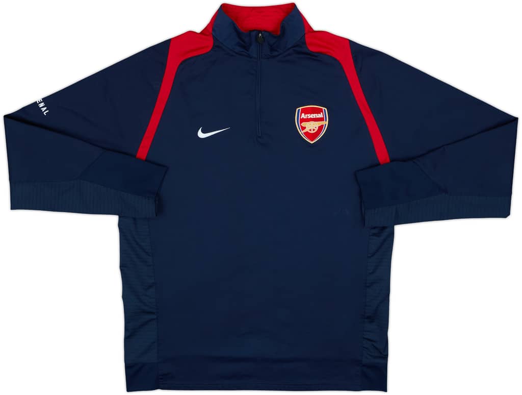 2006-07 Arsenal Nike 1/4 Zip Training Top - 8/10 - (M)