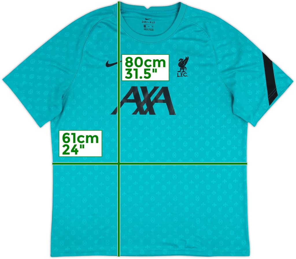 2020-21 Liverpool Nike Training Shirt - 9/10 - (XXL)