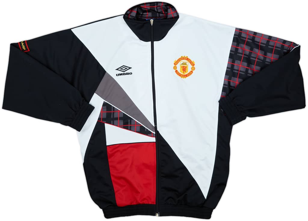 1996-97 Manchester United Umbro Track Jacket - 9/10 - (Y)