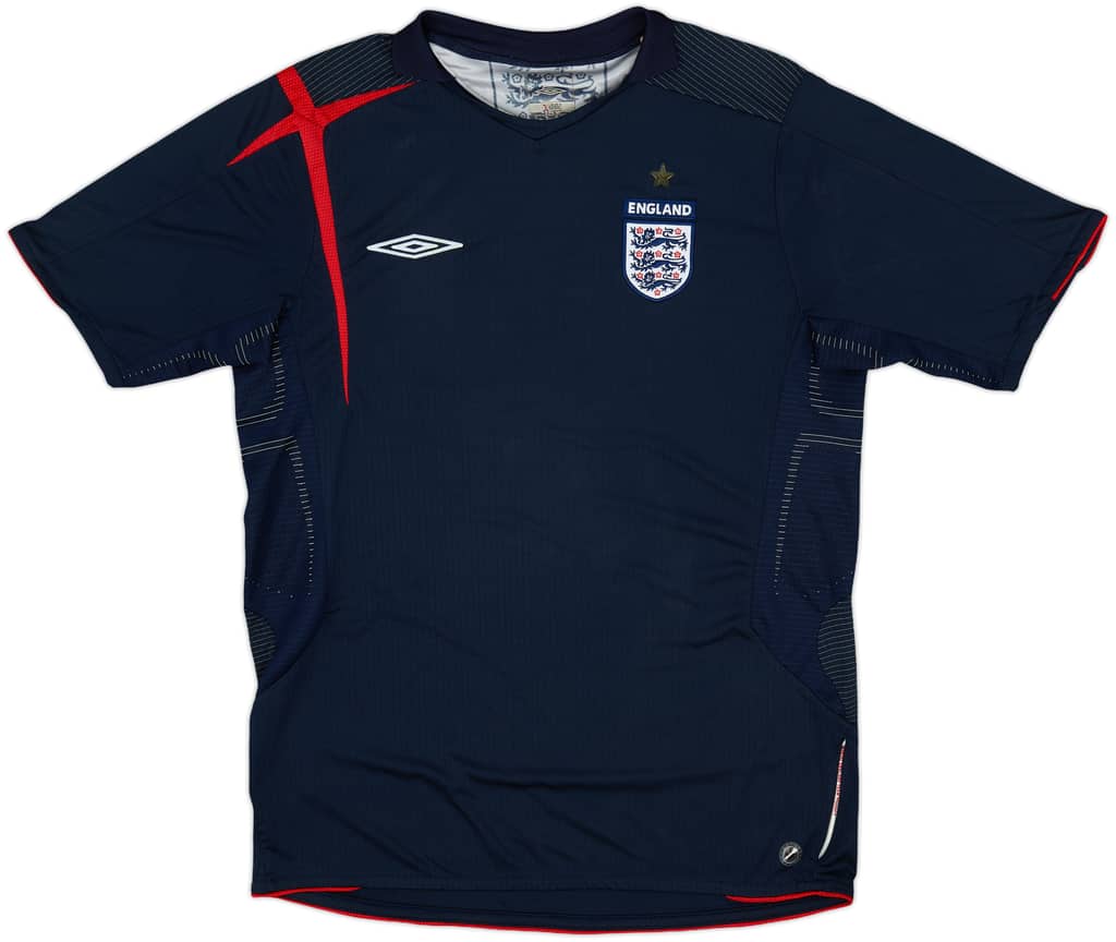 2005-06 England GK S/S Shirt - 6/10 - (M)