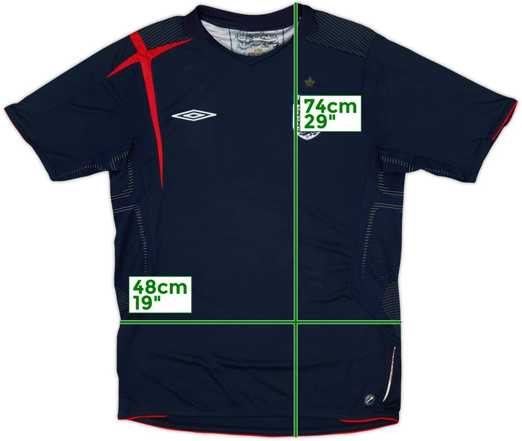2005-06 England GK S/S Shirt - 6/10 - (M)