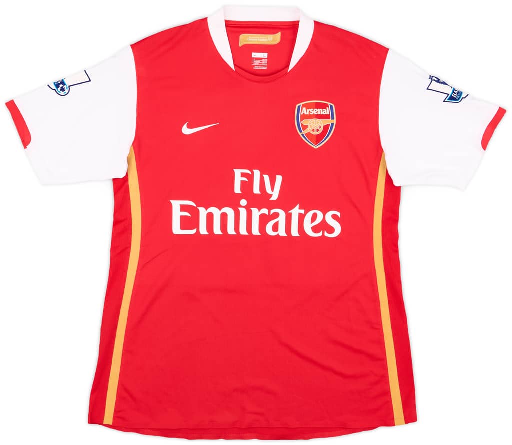2007-08 Arsenal Match Issue Home Shirt Walcott #32