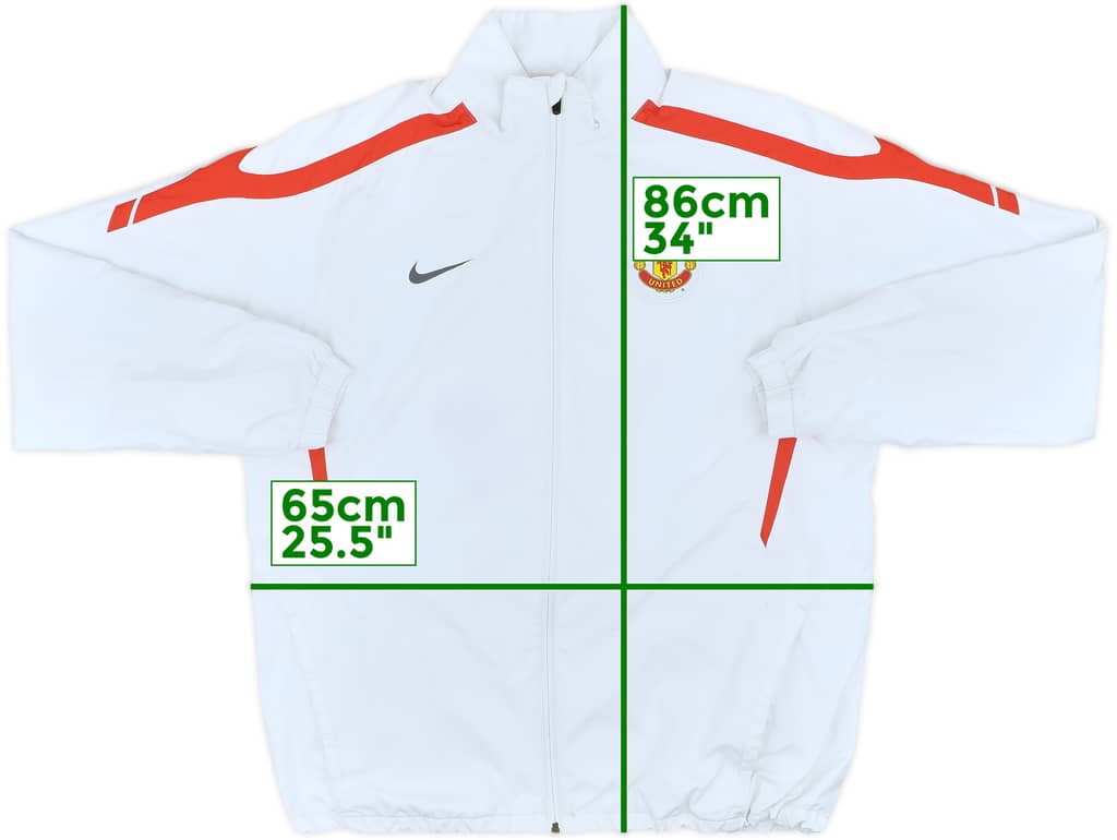 2010-11 Manchester United Nike Track Jacket - 8/10 - (XL)