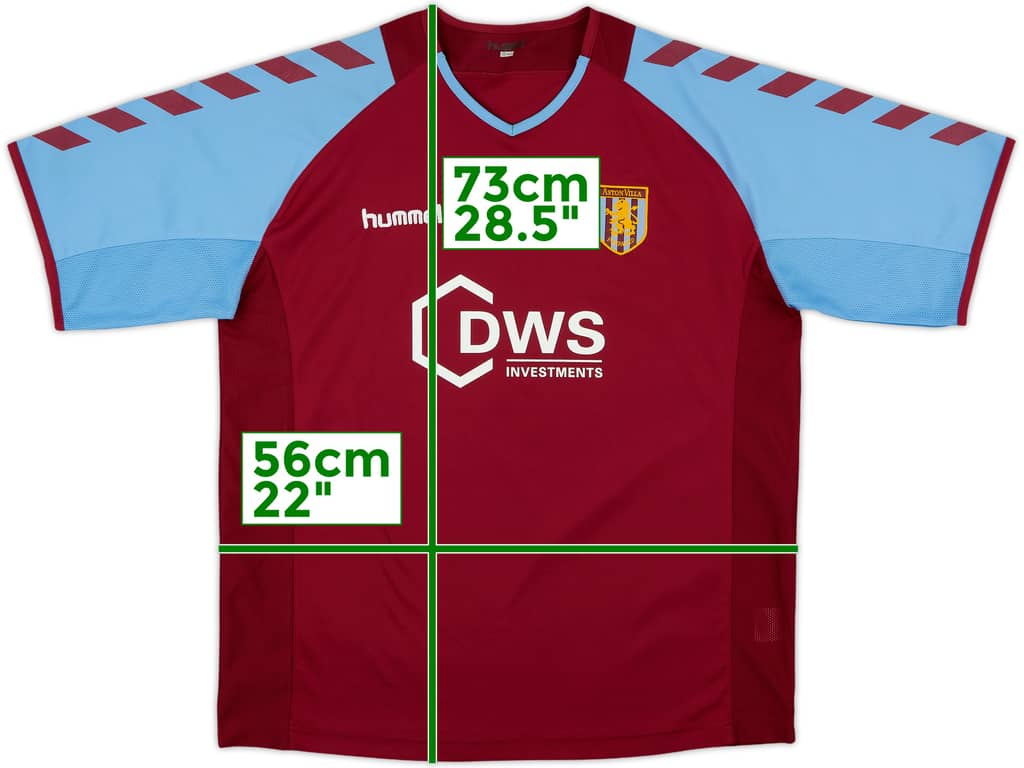 2004-05 Aston Villa Camiseta de local - 8/10 - (M)