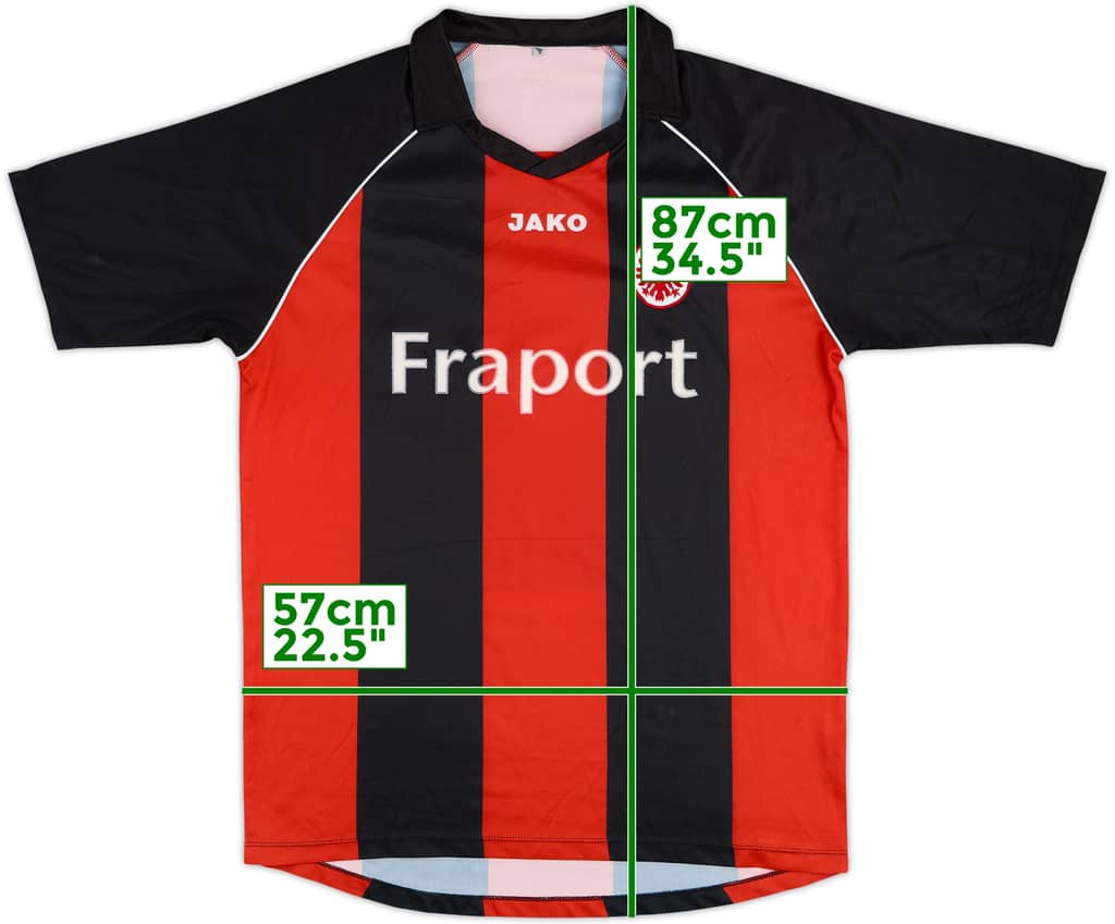 2006-07 Eintracht Frankfurt Home Shirt - 6/10 - (XL)