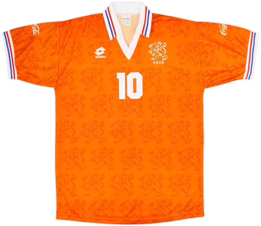1994 Netherlands Home Shirt Bergkamp #10 - 10/10 - (XL)