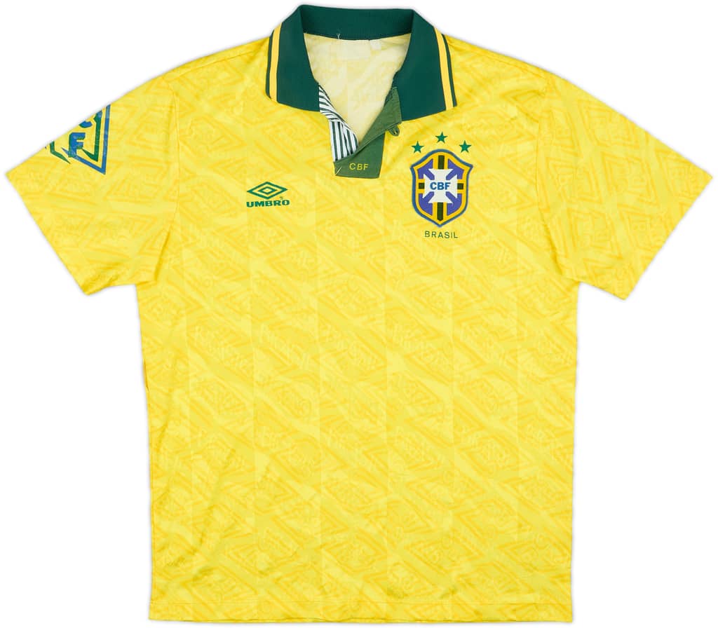 1991-93 Brasil Camiseta Local - 5/10 - (L)
