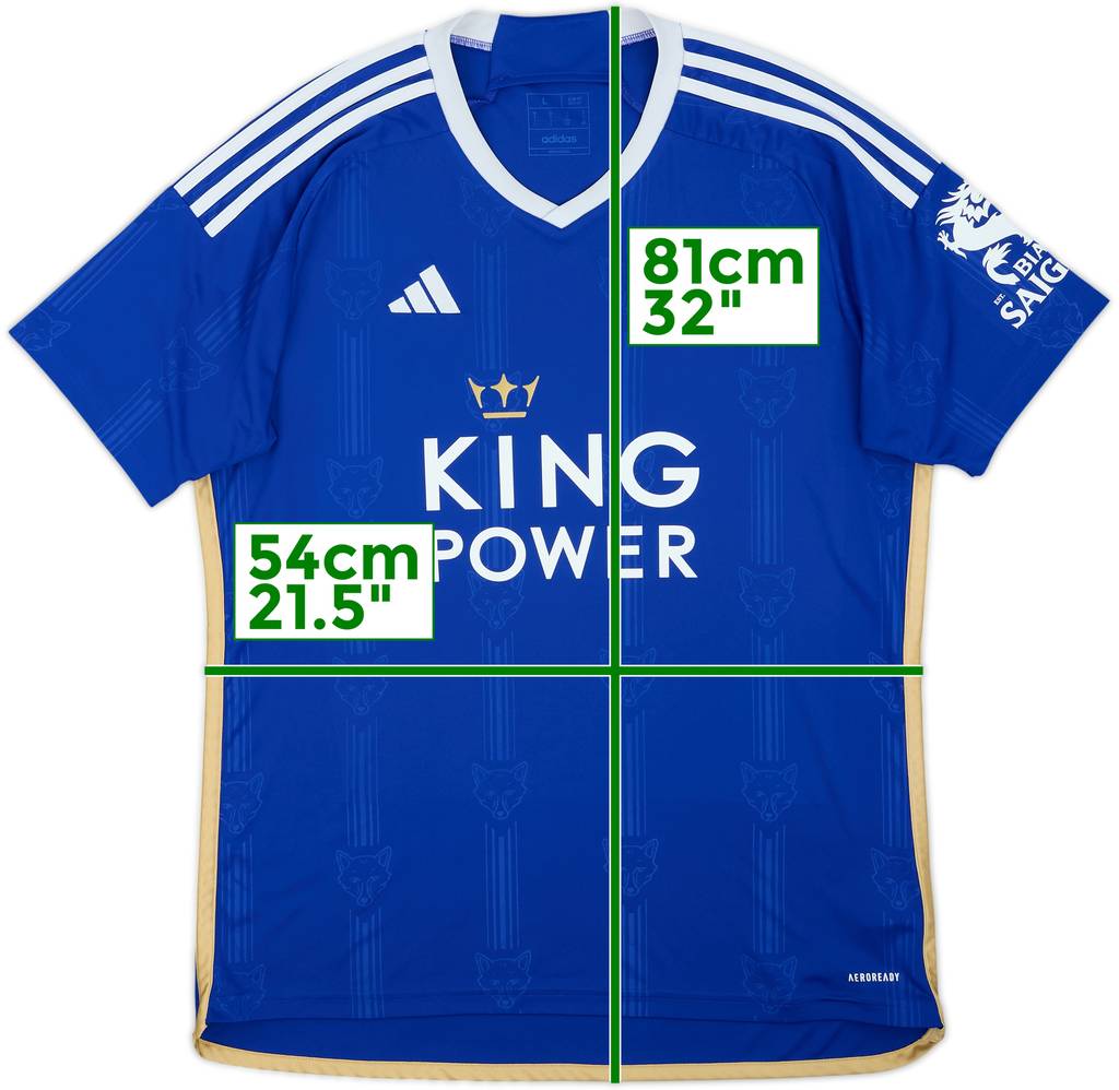 2023-24 Leicester Home Shirt - 10/10 - (L)
