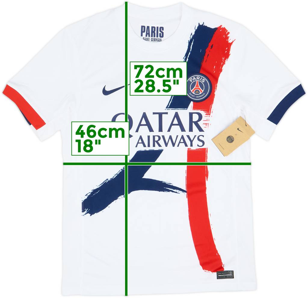 2024-25 Paris Saint-Germain Away Shirt (S)