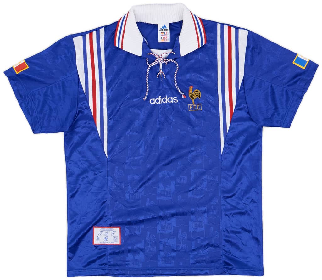 1996-98 France Home Shirt - 9/10 - (L)