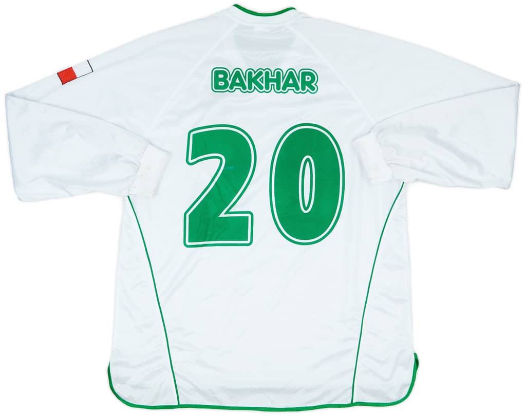 2002-03 Racing de Santander Home L/S Shirt Bakhar #20 - 8/10 - (XXL)