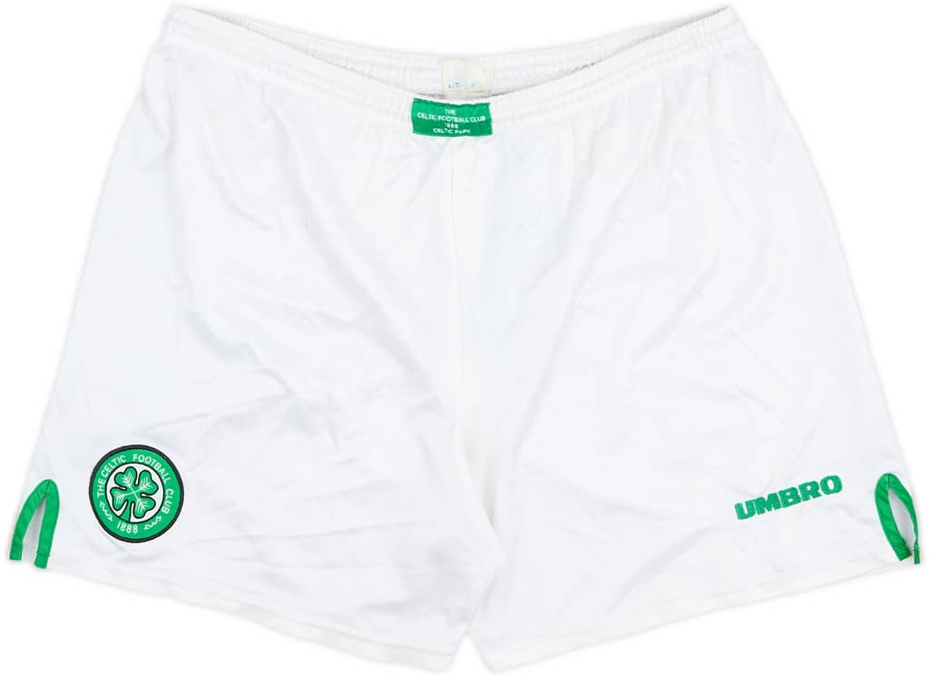 1997-99 Celtic Home Shorts - 8/10 - (XL)