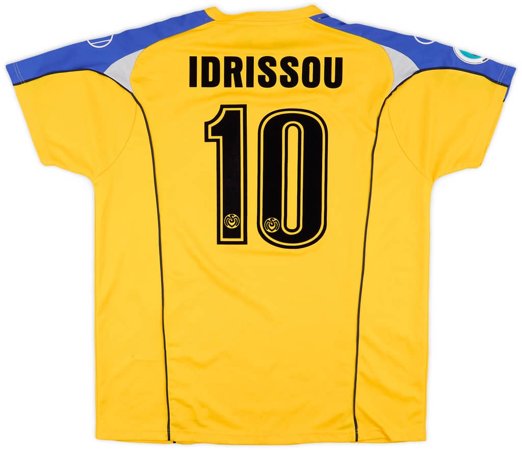2007-08 MSV Duisburg Match Issue DFB-Pokal Away Shirt Idrissou #10