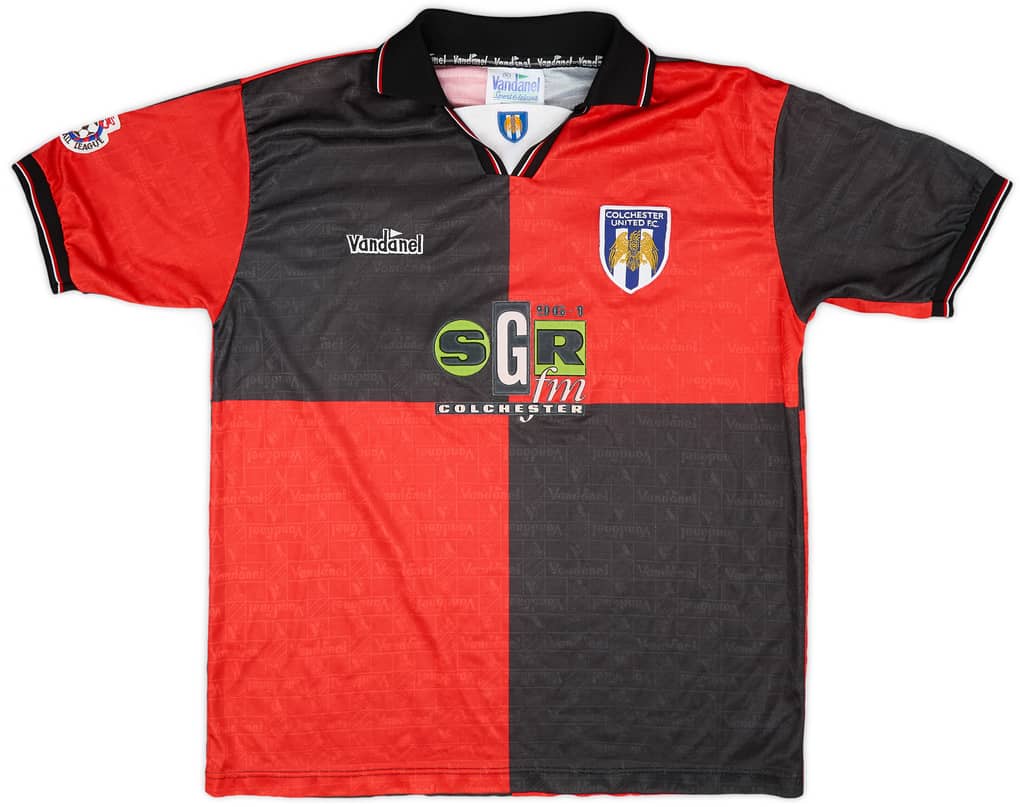 1995-96 Colchester United Match Issue Away Shirt #14