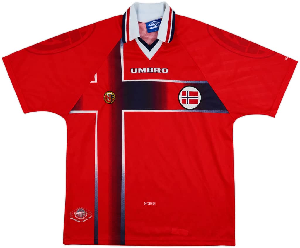 1997-98 Norway Home Shirt - 6/10 - (L)