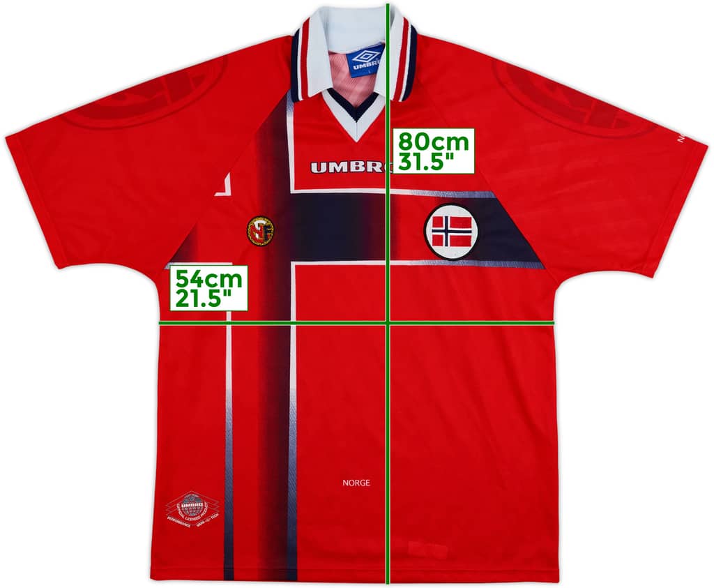 1997-98 Norway Home Shirt - 6/10 - (L)