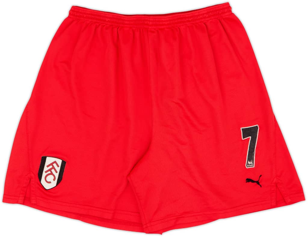 Pantalones cortos de visitante versión jugador del Fulham 2005-06 #7 (Pembridge) - 8/10 - (XXL)