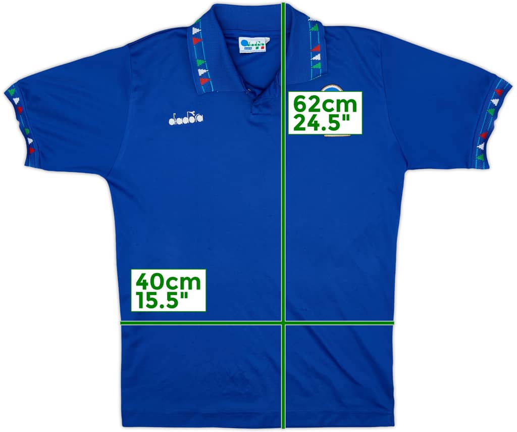 1992-93 Italy Home Shirt - 8/10 - (L.Boys)