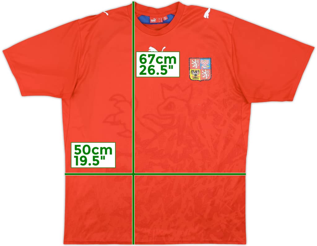 2006-08 Czech Republic Basic Home Shirt - 5/10 - (XL)