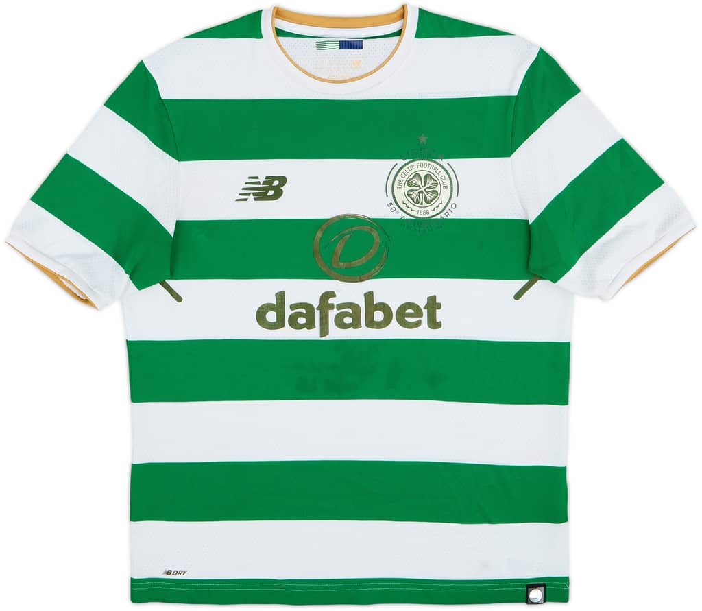 2017-18 Celtic 'Lisbon Lions 50th Anniversary' Home Shirt - 8/10 - (S)