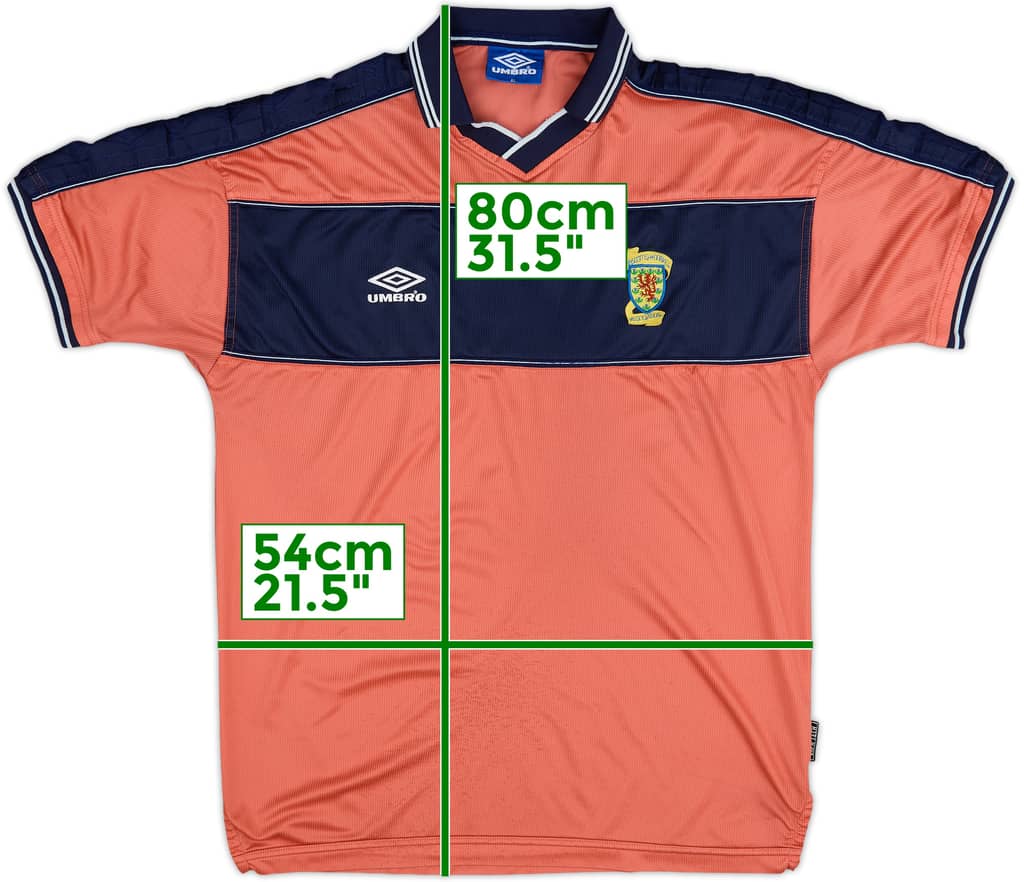 1999-00 Scotland Away Shirt - 6/10 - (XL)
