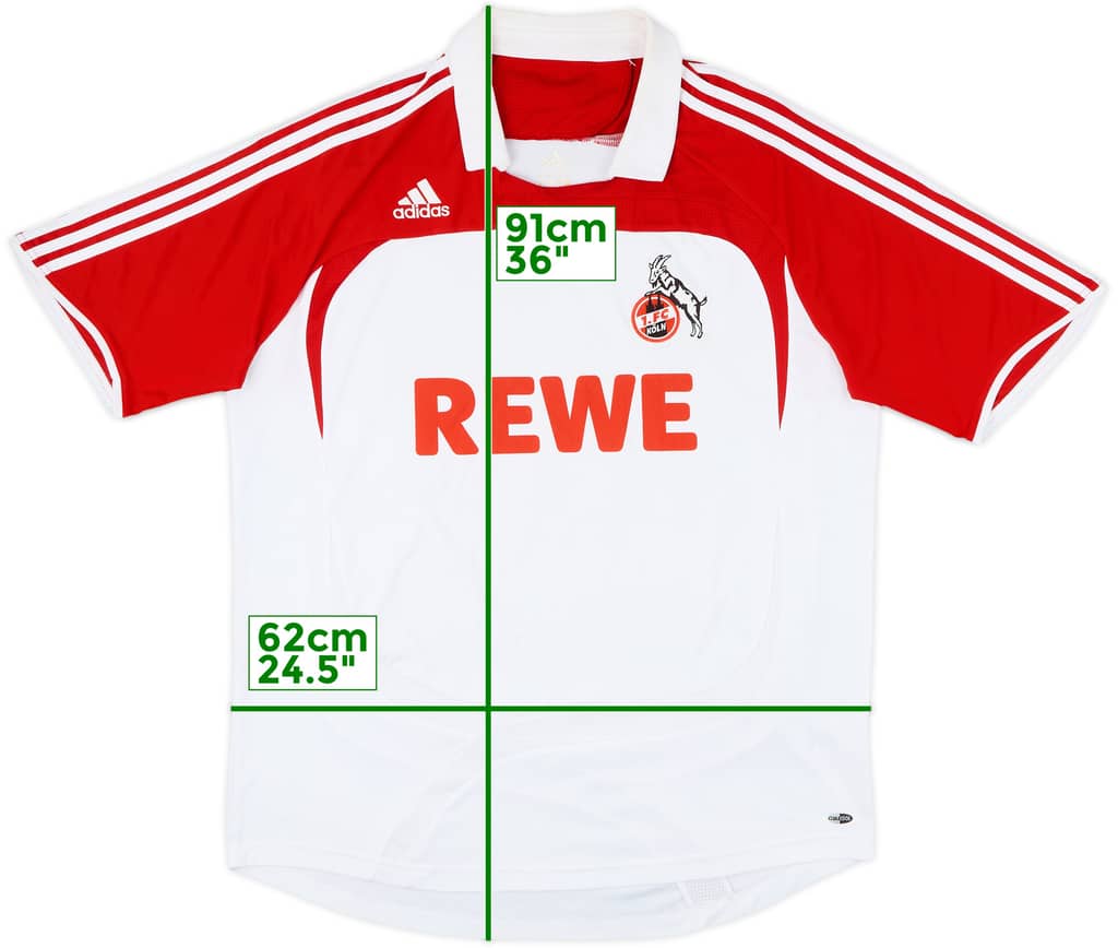 2007-08 FC Koln Home Shirt - 8/10 - (XL)