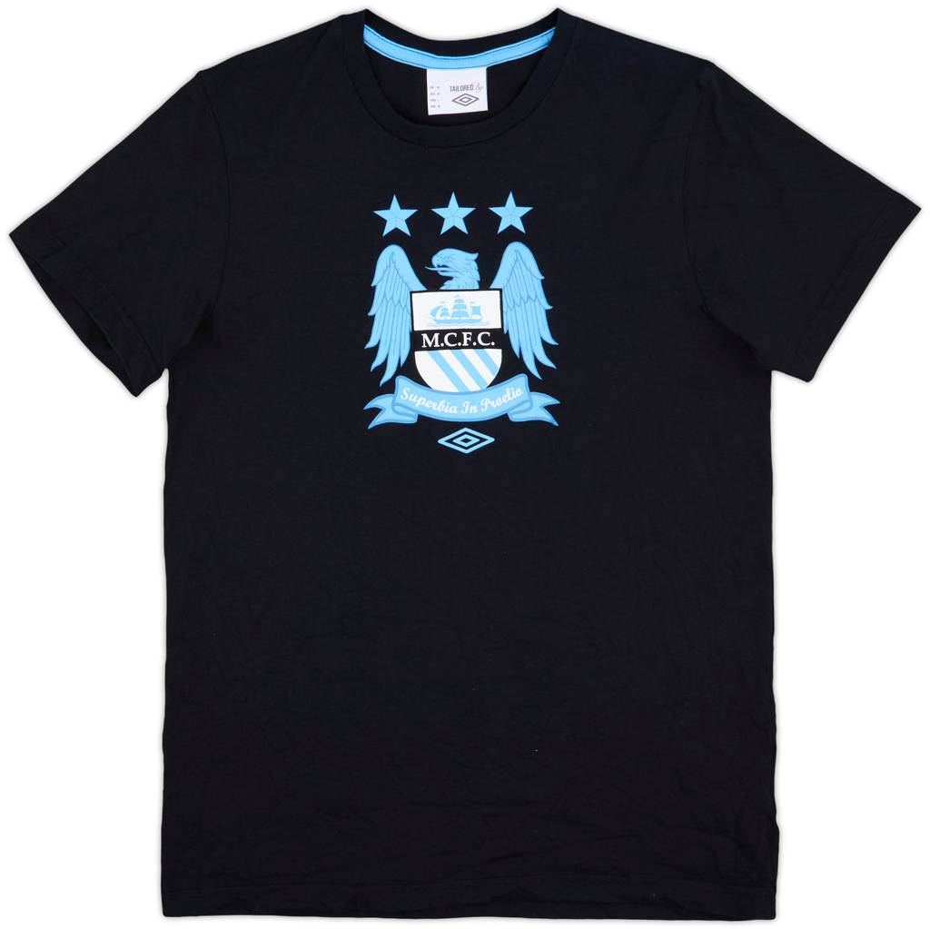 2011-12 Manchester City Umbro Graphic Tee - 8/10 - (M)