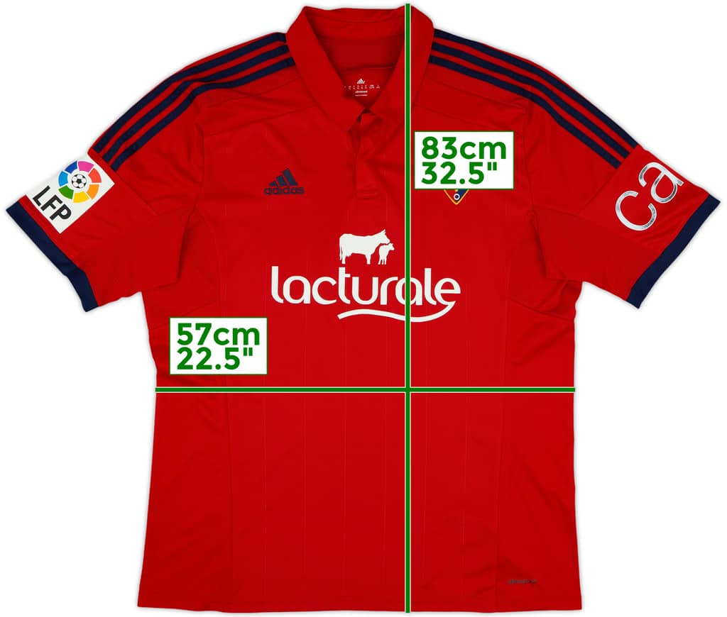 2014-15 Osasuna Home Shirt - 8/10 - (XL)