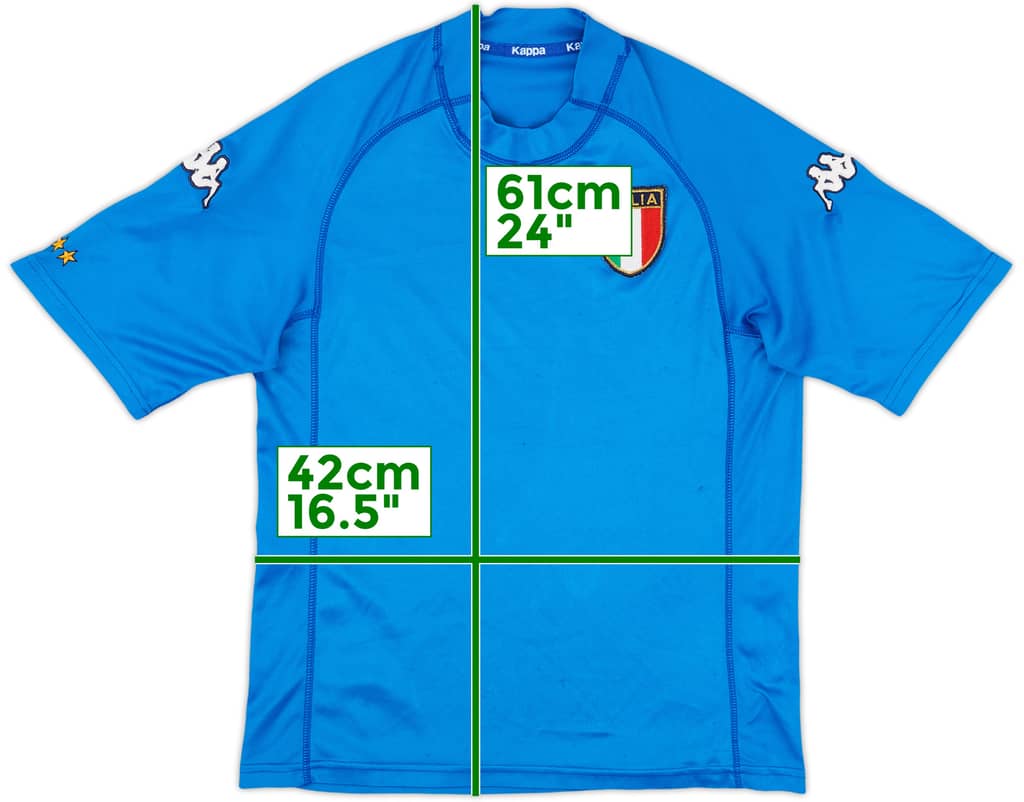 2000-01 Italy Home Shirt - 8/10 - (XL.Boys)