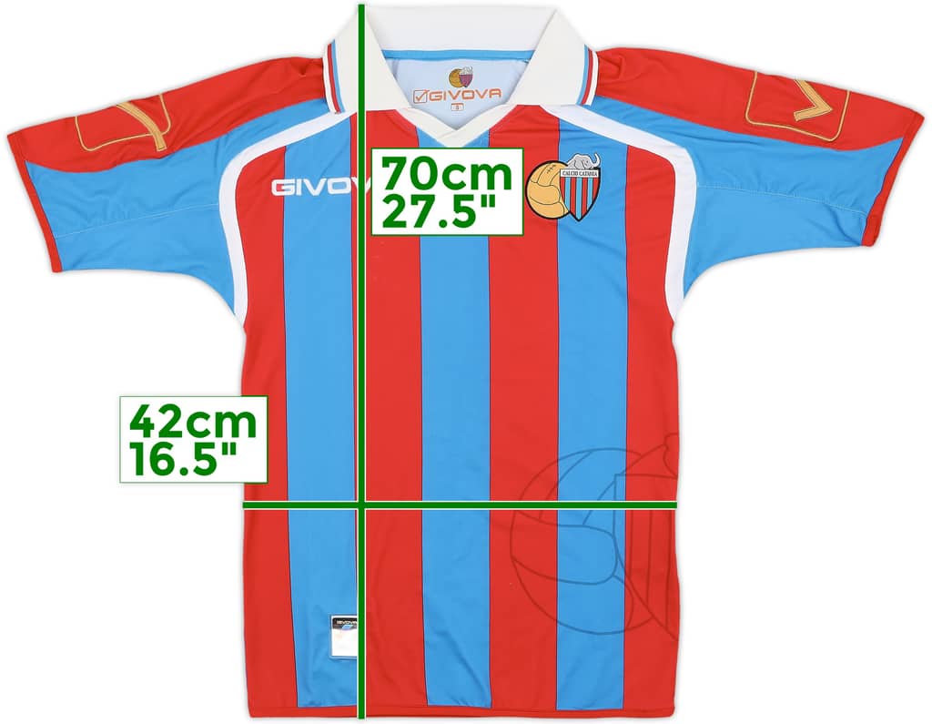 2010-12 Catania Home Shirt - 7/10 - (S)